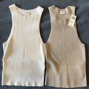 Abercrombie High Neck Knit Tank Top Bundle